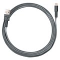 Ventev Chargesync USB A to Apple Lightning Cable 6ft, Gray LTGCAB6FTVNV